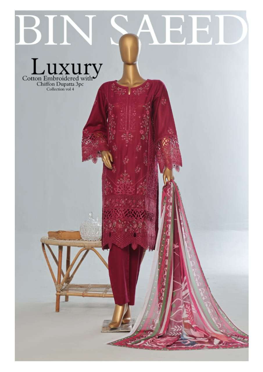 Ready Wear Luxury Cotton Vol 4 by BIN SAEED BIN SAEED 